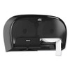 Tork High Capacity Bath Tissue Roll Dispenser for OptiCore  16 62 x 5 25 x 9 93 Black (TRK565528)