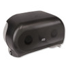 Tork Twin Standard Roll Bath Tissue Dispenser 12 75 x 5 57 x 8 25  Smoke (TRK59TR)