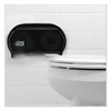 Tork Twin Standard Roll Bath Tissue Dispenser 12 75 x 5 57 x 8 25  Smoke (TRK59TR)