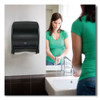 Tork Hand Towel Dispenser  Plastic  8  x 9 12  x 14 39   Translucent Smoke (TRK86ECO)