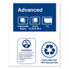 Tork Advanced Soft Minifold Dispenser Napkins  1-Ply 13  x 12   White  6000 CT (TRKD820)
