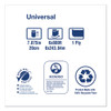 Tork Universal Hand Towel Roll  7 88  x 800 ft  Natural  6 Rolls Carton (TRKRK8002)