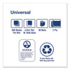 Tork Universal Bath Tissue  Septic Safe  2-Ply  White  500 Sheets Roll  96 Rolls Carton (TRKTM1616S)