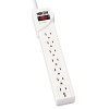 Tripp Lite Protect It  Surge Protector  7 Outlets  6 ft  Cord  1080 Joules  Light Gray (TRPSTRIKER)