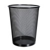 Universal Mesh Wastebasket  18 qt  Black (UNV20008)