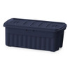 Rubbermaid Roughneck Storage Box  21 1 5w x 43d x 17 7 8h  Dark Indigo Metallic (UNXRMRT500000)