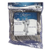 WNA Reflections Heavyweight Plastic Utensils  Fork  Silver  7   40 pack (WNAREF320FKPK)