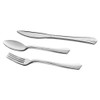 WNA Reflections Heavyweight Plastic Utensils  Fork  Silver  7   40 pack (WNAREF320FKPK)