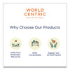 World Centric TPLA Compostable Cutlery  Knife Fork Spoon Napkin  6   White  250 Carton (WORASPSTN)