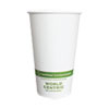 World Centric Paper Hot Cups  16 oz  White  1 000 Carton (WORCUPA16)