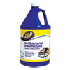 Zep Commercial Antibacterial Disinfectant  Lemon Scent  1 gal  4 Carton (ZPEZUBAC128CT)