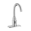 Sloan SF2250 Battery-Powered Deck-Mounted Gooseneck Body Faucet (4" Trim Plate)