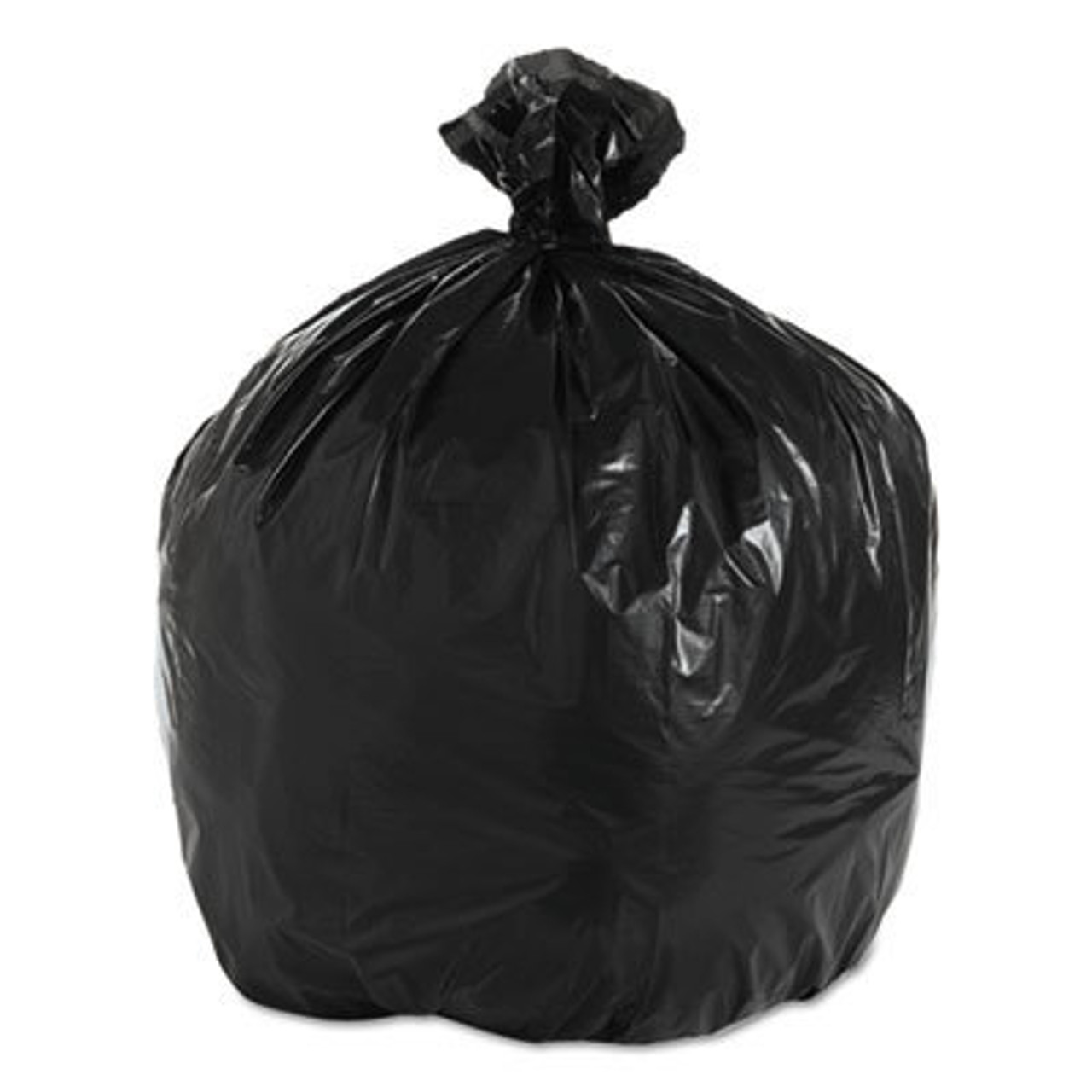 24 Bulk Trash Bags 8ct - 30 Gallon Large W/ties Black Home Select