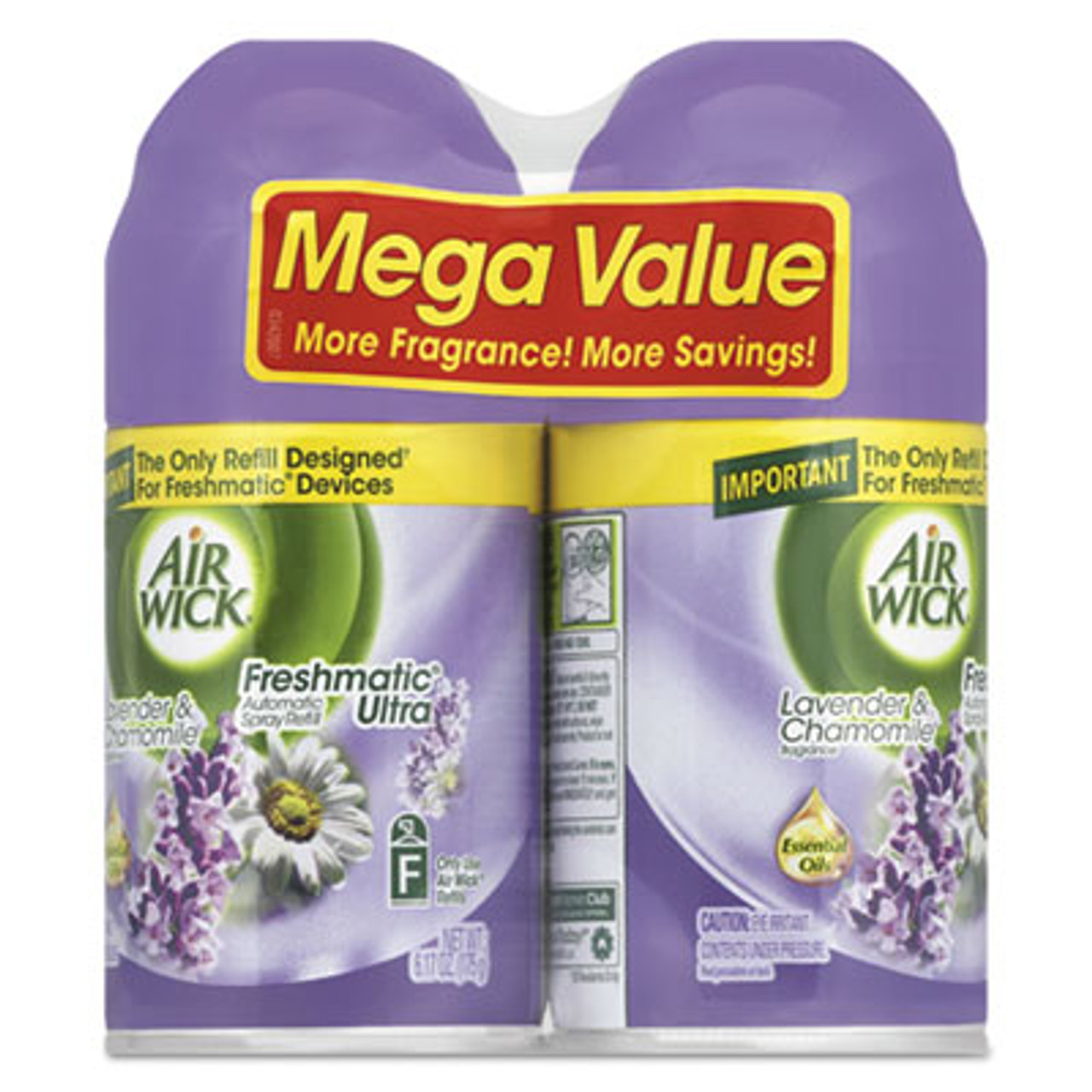 RAC85595 - $47.56 - Freshmatic Ultra Spray Refill Lavender Chamomile  Aerosol 5 89oz 2 Pack 3 Packs Carton