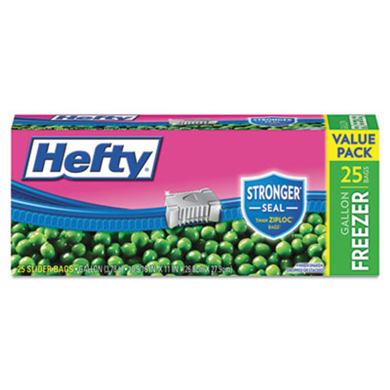 Hefty OneZip Freezer Zip Bags, 1 qt - 35 count