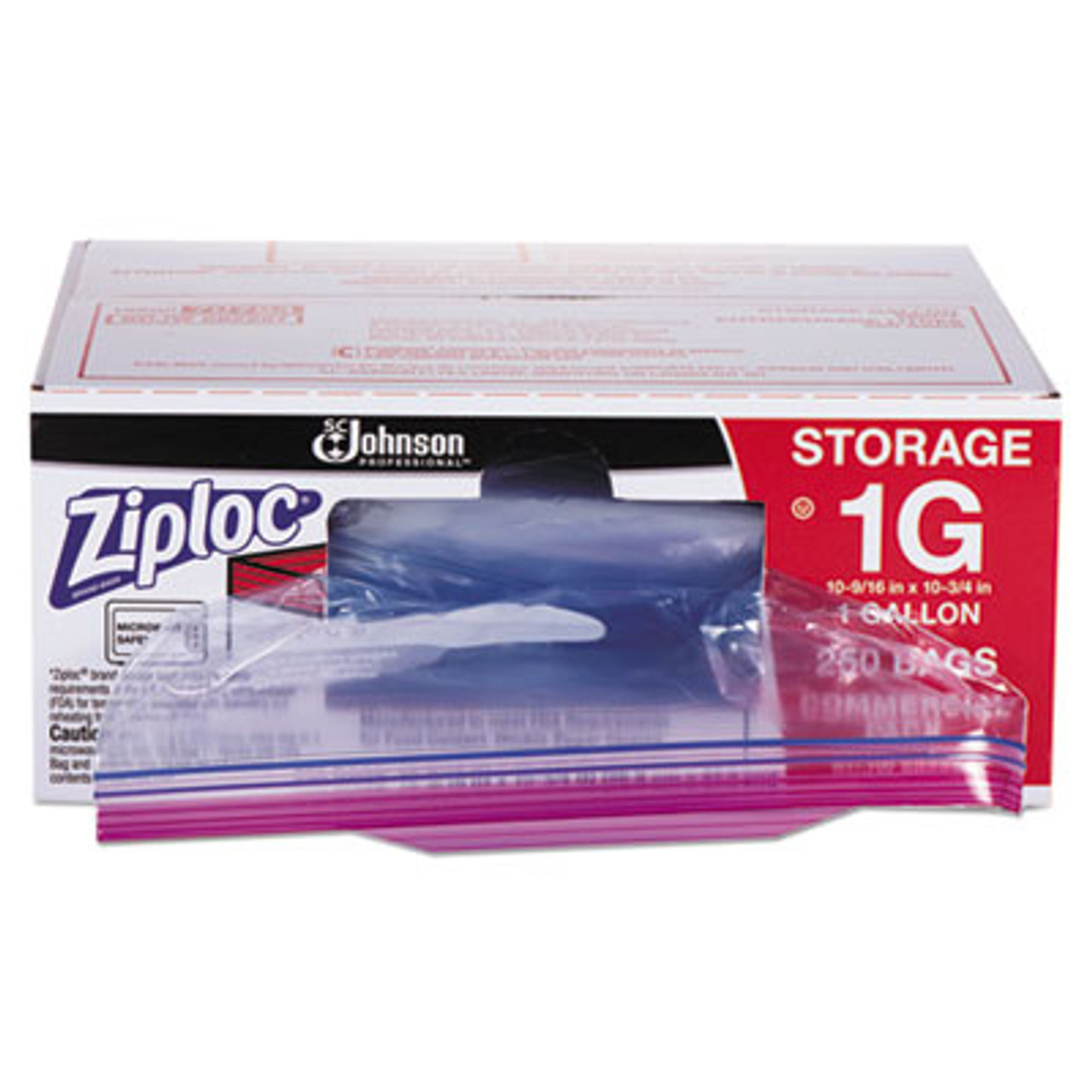 Ziploc Storage Bag 2 Gallon Double Zipper - 12 Ct - EACH