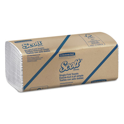 Scott Essential Single-Fold Towels  Absorbency Pockets  9 3 x 10 5  250 PK  16 PK CT (KCC 01700)