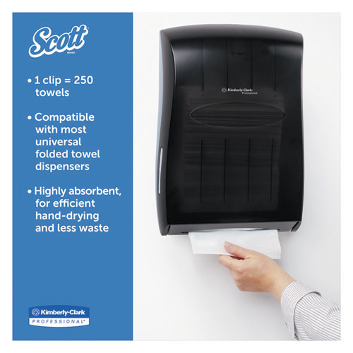 Scott Essential 100  Recycled Fiber Multi-Fold Towels  9 1 5 x 9 2 5  250 Pk  16 Pk CT (KCC 01804)