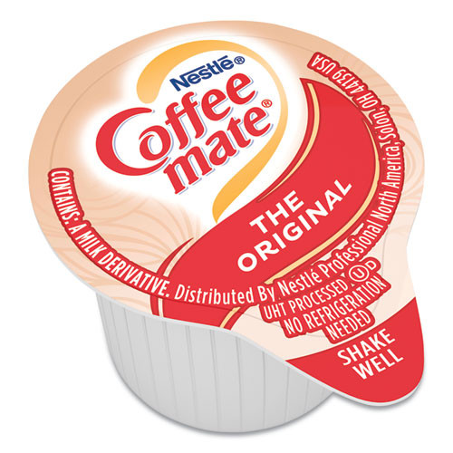 Coffee mate Liquid Coffee Creamer  Original  0 38 oz Mini Cups  50 Box (NES35110BX)