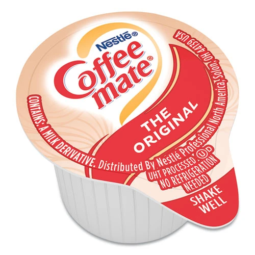 Coffee mate Liquid Coffee Creamer  Original  0 38 oz Mini Cups  50 Box (NES35110BX)