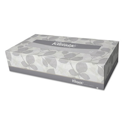 Kleenex White Facial Tissue  2-Ply  125 Sheets Box  12 Boxes Carton (KCC 03076)
