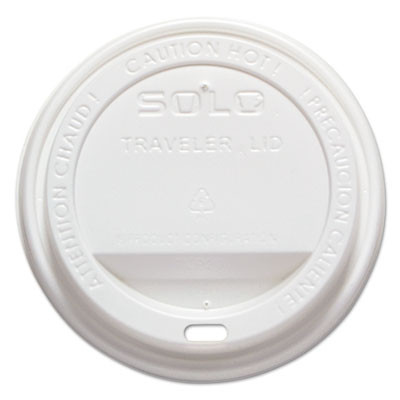 Dart Traveler Cappuccino Style Dome Lid  Polypropylene  Fits 10-24 oz Hot Cups  White  1000 Carton (SCC TLP316)