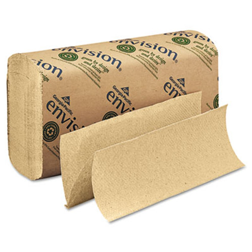 Georgia Pacific Professional Pacific Blue Basic M-Fold Paper Towels  9 2 x 9 4  Brown  250 Pack  16 Packs Carton (GPC 233-04)