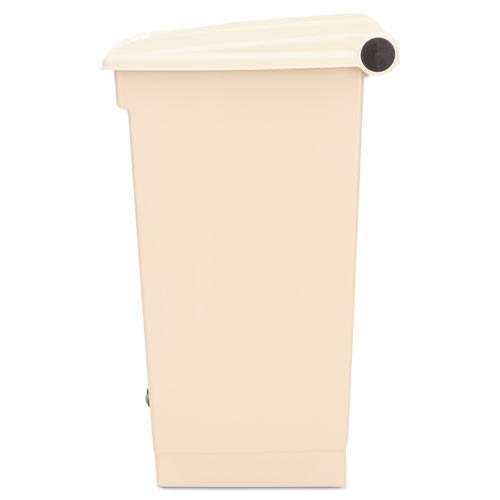 Rubbermaid Commercial Step-On Receptacle  Rectangular  Polyethylene  18 gal  Beige (RCP 6145 BEI)
