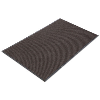 Crown Needle Rib Wipe and Scrape Mat  Polypropylene  36 x 60  Brown (CRO NR35 BRO)