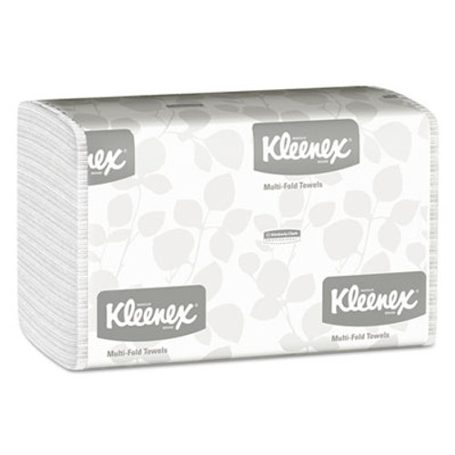 Kleenex Multi-Fold Paper Towels  9 1 5 x 9 2 5  White  150 Pack  16 Packs Carton (KCC 01890)