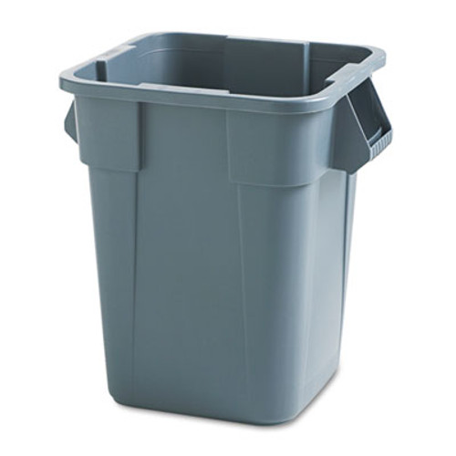 Rubbermaid Commercial Brute Container  Square  Polyethylene  40 gal  Gray (RCP 3536 GRA)