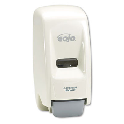 GOJO Bag-In-Box Liquid Soap Dispenser  800 mL  5 75  x 5 5  x 5 13   White (GOJ 9034)