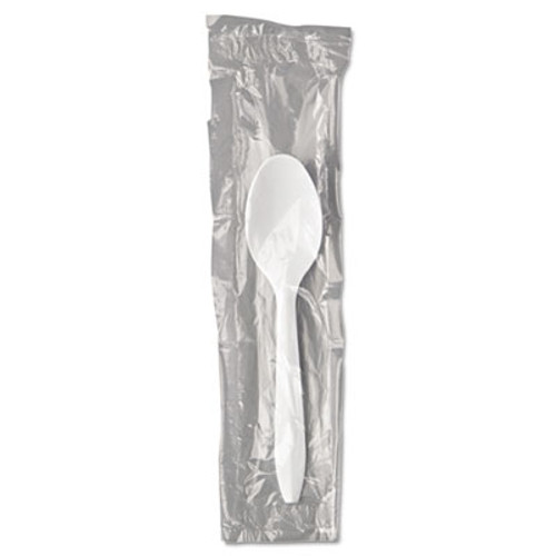 Boardwalk Mediumweight Wrapped Polypropylene Cutlery  Teaspoon  White  1 000 Carton (BWK SPOONIW)