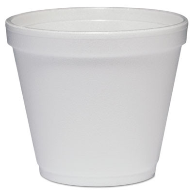 Dart Food Containers  Foam  8oz  White  1000 Carton (DCC 8SJ12)