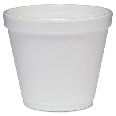 Dart Food Containers  Foam  8oz  White  1000 Carton (DCC 8SJ12)
