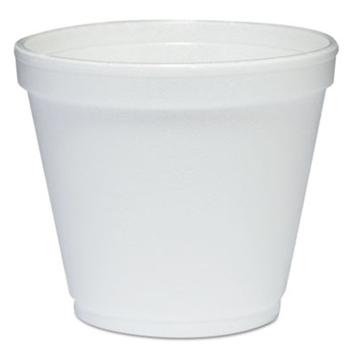 Dart Food Containers  Foam  8oz  White  1000 Carton (DCC 8SJ12)