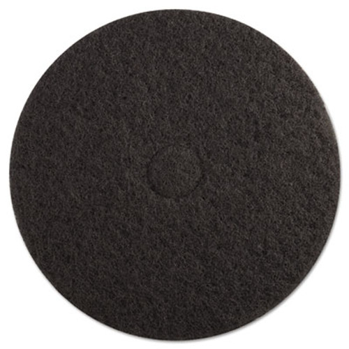 Boardwalk Stripping Floor Pads  19  Diameter  Black  5 Carton (PAD 4019 BLA)