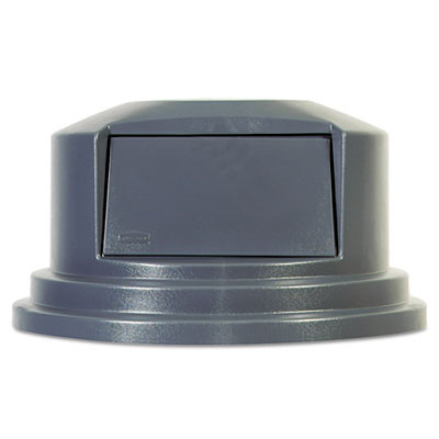 Rubbermaid Commercial Round BRUTE Dome Top Lid for 55 gal Waste Containers  27 25  diameter  Gray (RCP 2657-88 GRA)