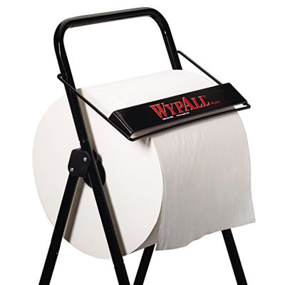 WypAll Jumbo Roll Dispenser  16 4 5w x 18 1 2d x 33h  Black (KCC 80596)