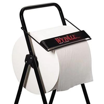 WypAll Jumbo Roll Dispenser  16 4 5w x 18 1 2d x 33h  Black (KCC 80596)