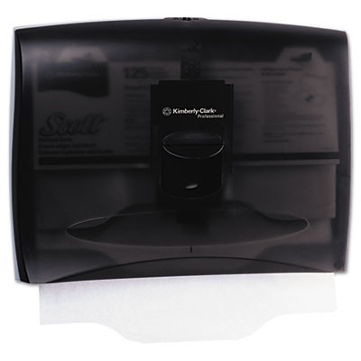Scott Personal Seat Toilet Seat Cover Dispenser  17 5 x 2 25 x 13 25  Smoke Gray (KCC 09506)