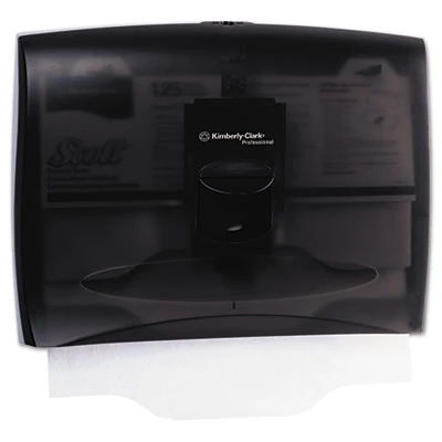 Scott Personal Seat Toilet Seat Cover Dispenser  17 5 x 2 25 x 13 25  Smoke Gray (KCC 09506)