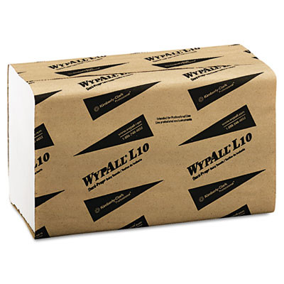 WypAll L10 SANI-PREP Dairy Towels  Banded  1-Ply  10 1 2 x 9 3 10  200 Pk  12 Pk Carton (KCC 01770)