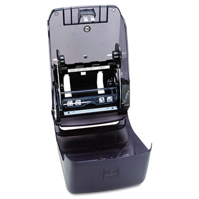 San Jamar Electronic Touchless Roll Towel Dispenser  11 3 4 x 9 x 15 1 2  Black (SAN T1390TBK)