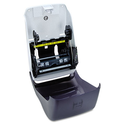 San Jamar Electronic Touchless Roll Towel Dispenser  11 3 4 x 9 x 15 1 2  Black (SAN T1300TBK)