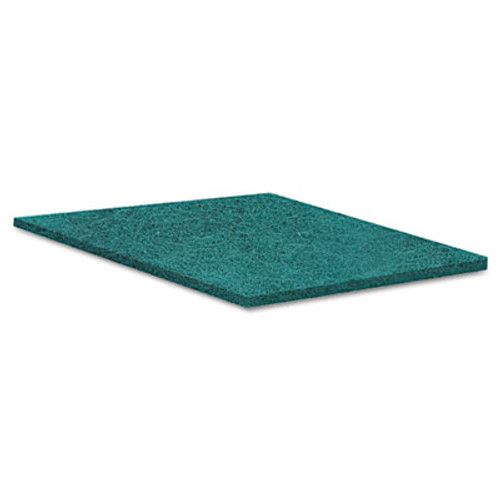 Boardwalk Medium Duty Scour Pad  Green  6 x 9  20 Carton (PAD 196)