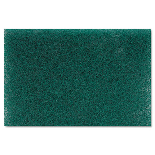 Boardwalk Heavy-Duty Scour Pad  Green  6 x 9  15 Carton (PAD 186)