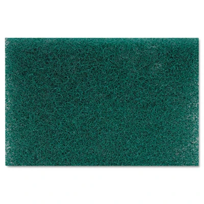 Boardwalk Heavy-Duty Scour Pad  Green  6 x 9  15 Carton (PAD 186)