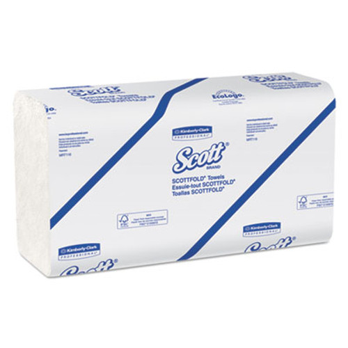 Scott Pro Scottfold Towels  9 2 5 x 12 2 5  White  175 Towels Pack  25 Packs Carton (KCC 01980)