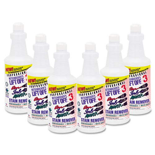 Motsenbocker's Lift-Off Lift Off  3  Pen  Ink   Marker Graffiti Remover  32oz Pour Bottle  6 Carton (MTS 40903)